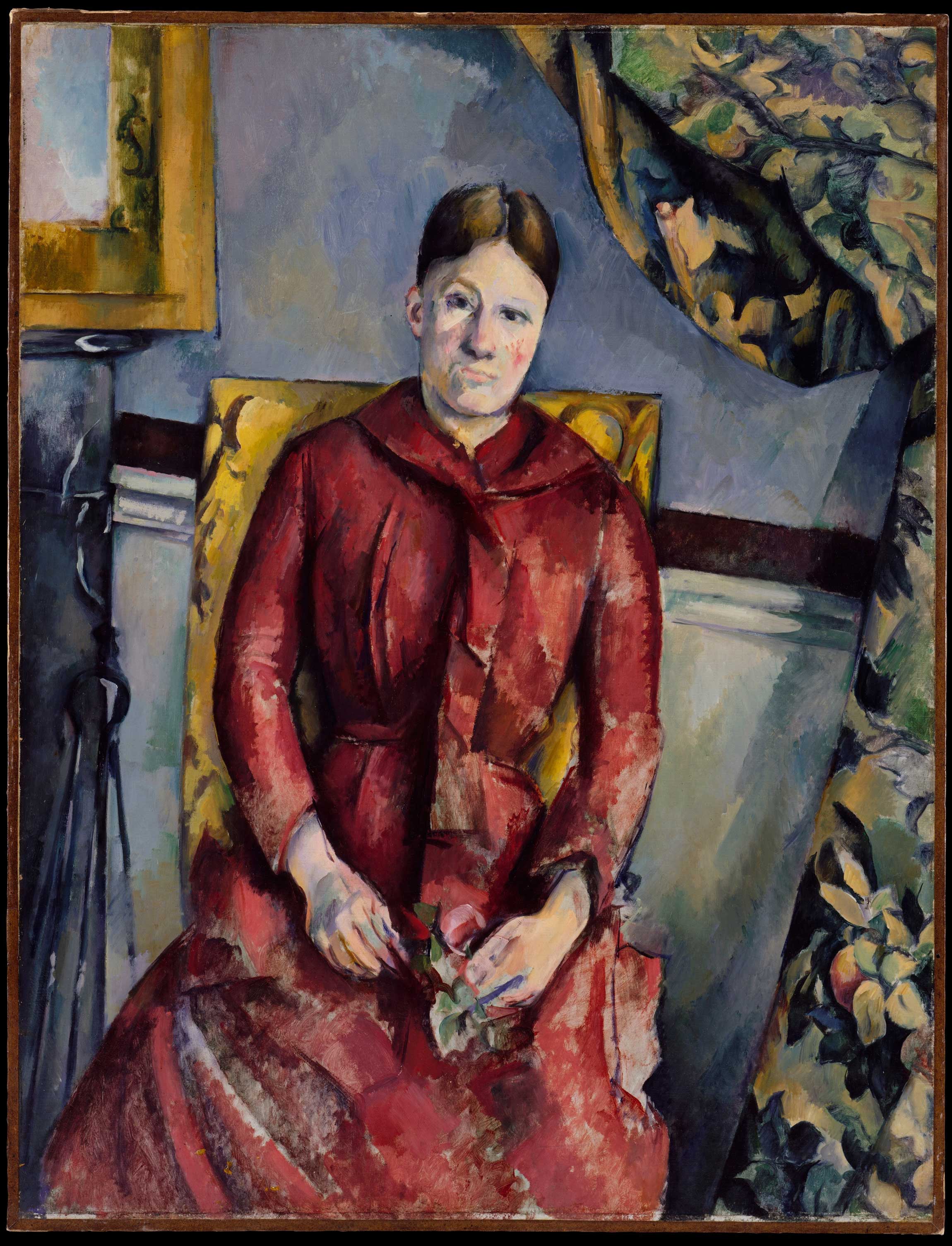 Paul_Cezanne_1888-90_Madame_Cezanne_(Hortense_Fiquet_1850–1922)_in_a_Red_Dress_oil_on_canvas_116.5_x_89.5_cm_The_Metropolitan_Museum_of_Art_New_York